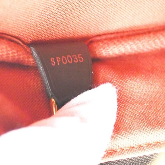 LOUIS VUITTON Nolita Hand Bag Damier Ebene Leather Brown France - Picture 15 of 16